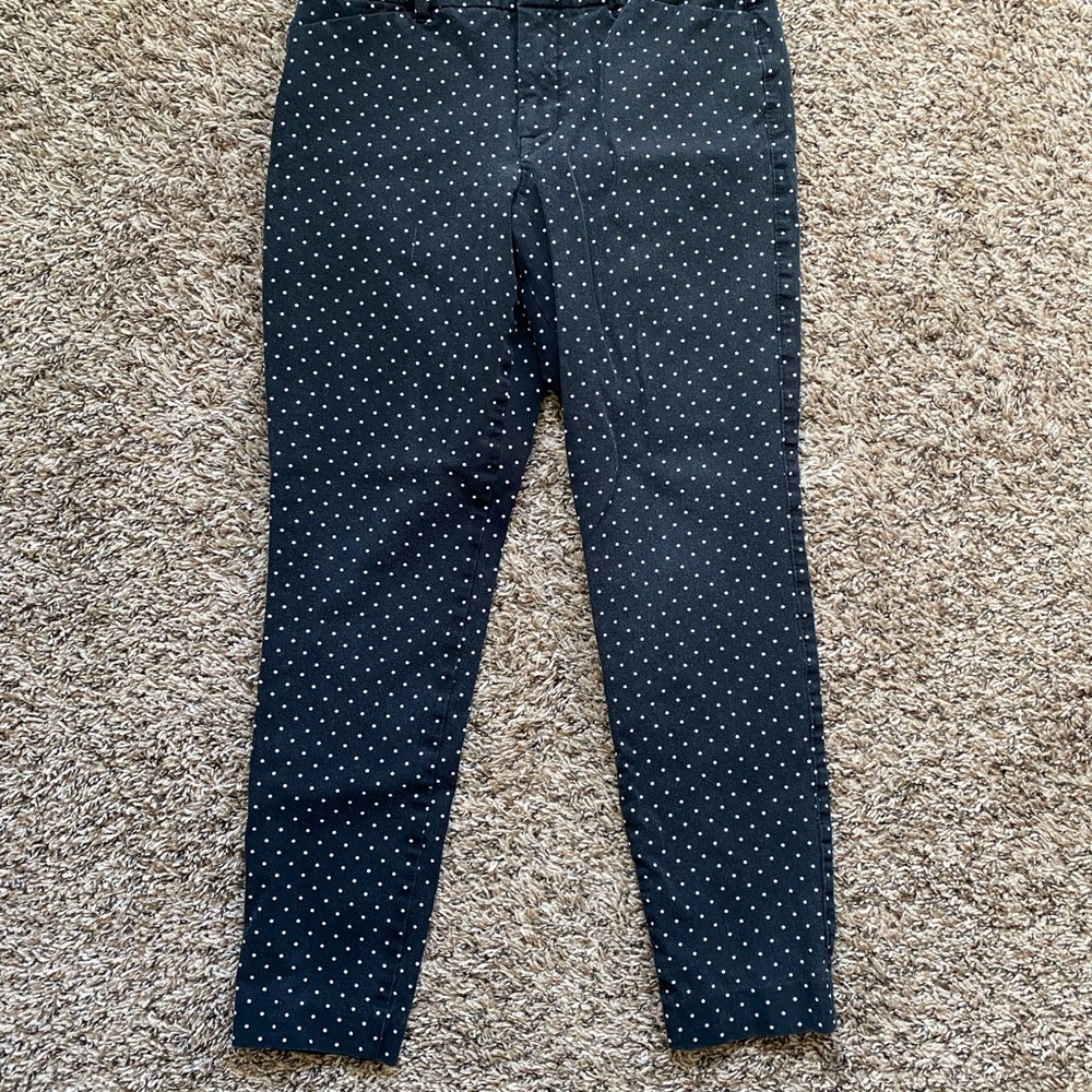 Old Navy Black Polka Dot Pants